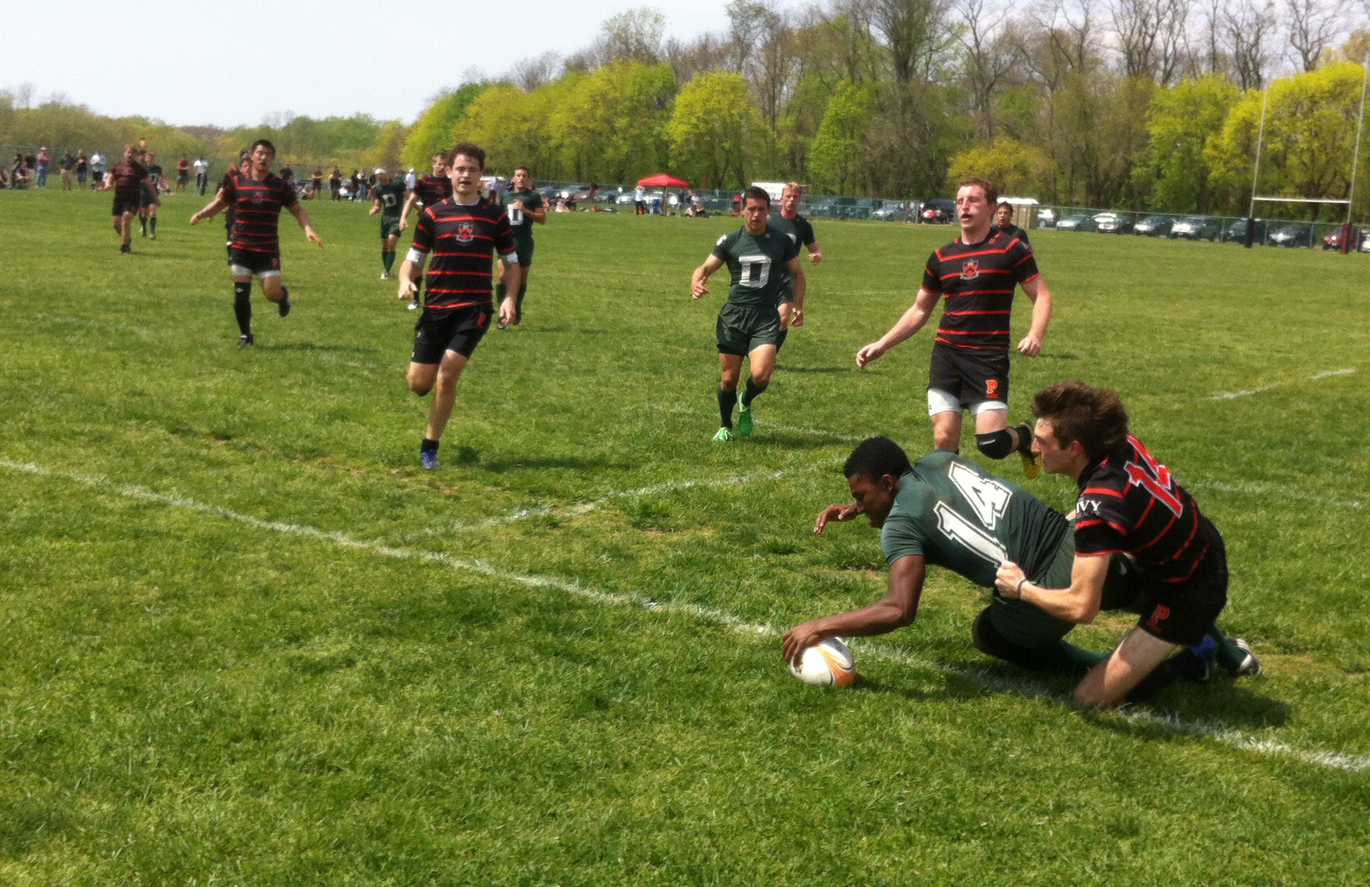 Dartmouth scores versus Princeton in the fall Ivy tournament