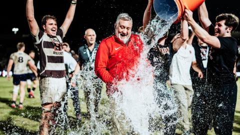 Dave Laflamme gets the national championship treatment